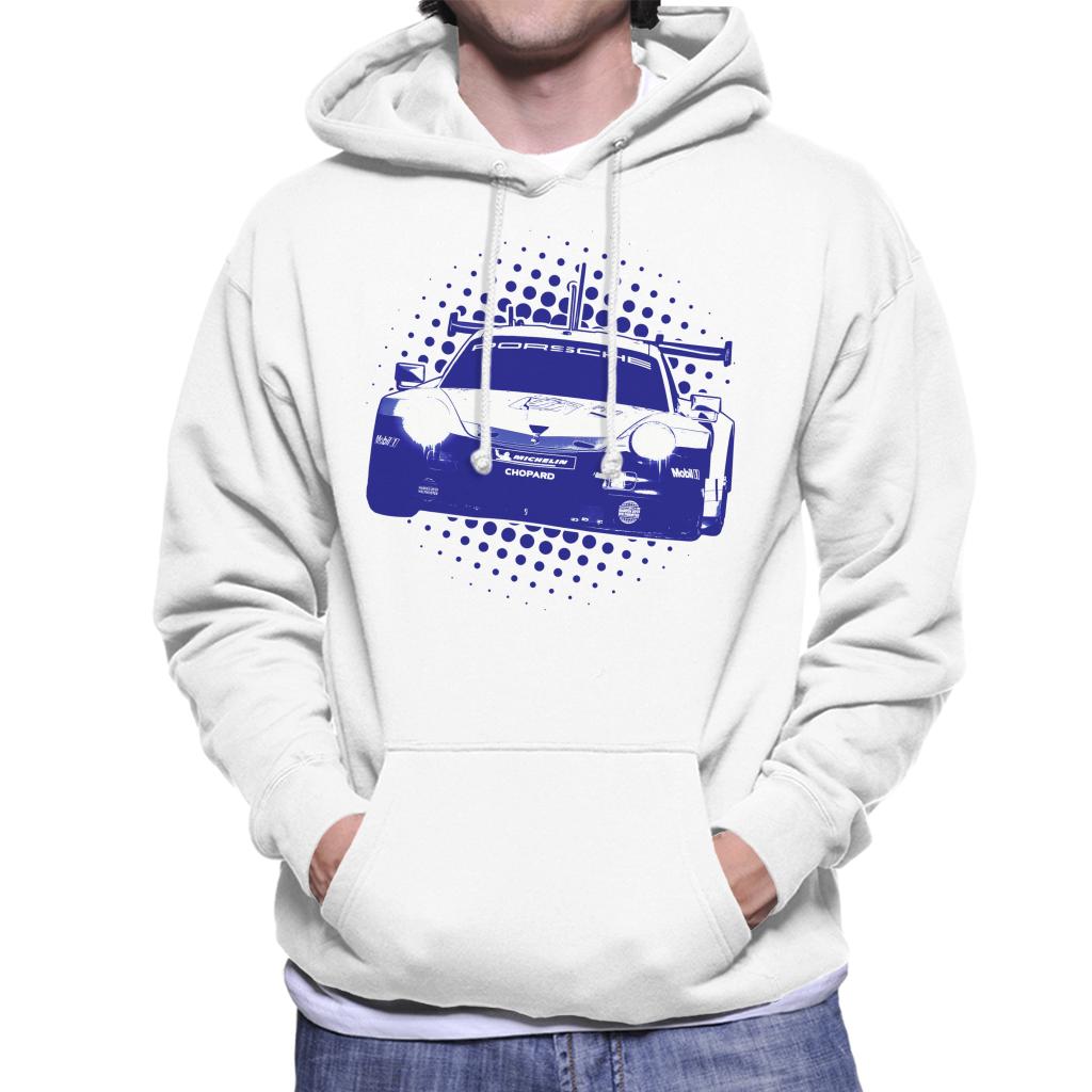 Motorsport Images Porsche 911 RSR Richard Lietz Men's Hooded Sweatshirt-ALL + EVERY