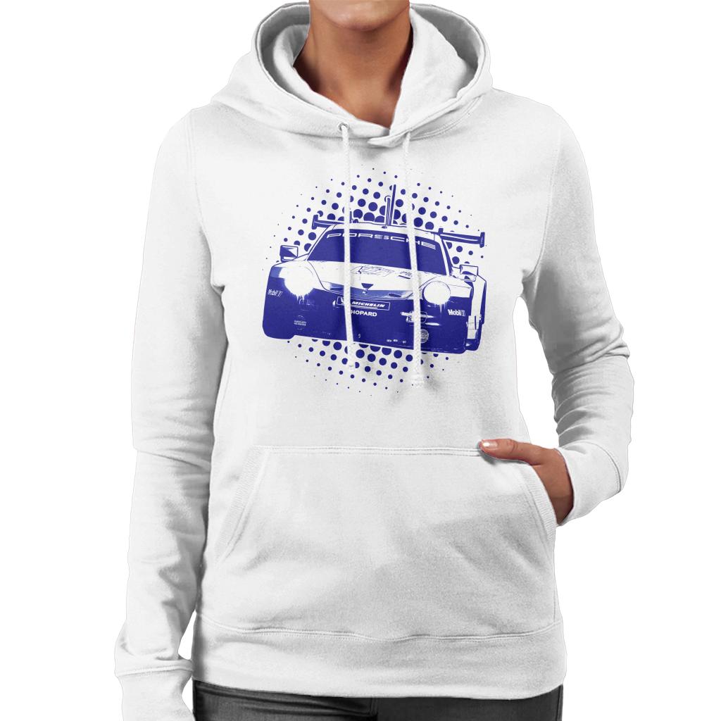 Motorsport Images Porsche 911 RSR Richard Lietz Women's Hooded Sweatshirt-ALL + EVERY