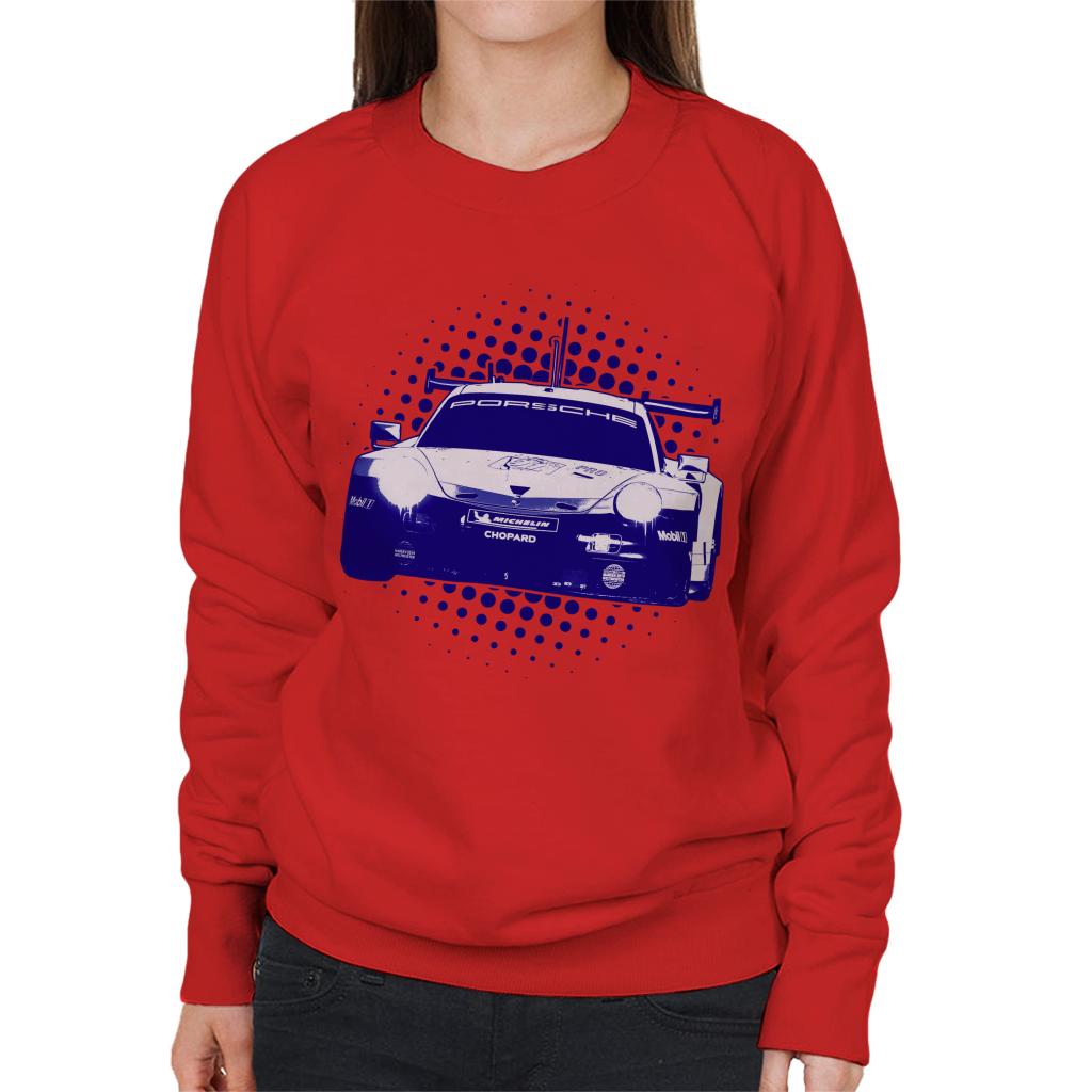 Motorsport Images Porsche 911 RSR Richard Lietz Women's Sweatshirt-ALL + EVERY