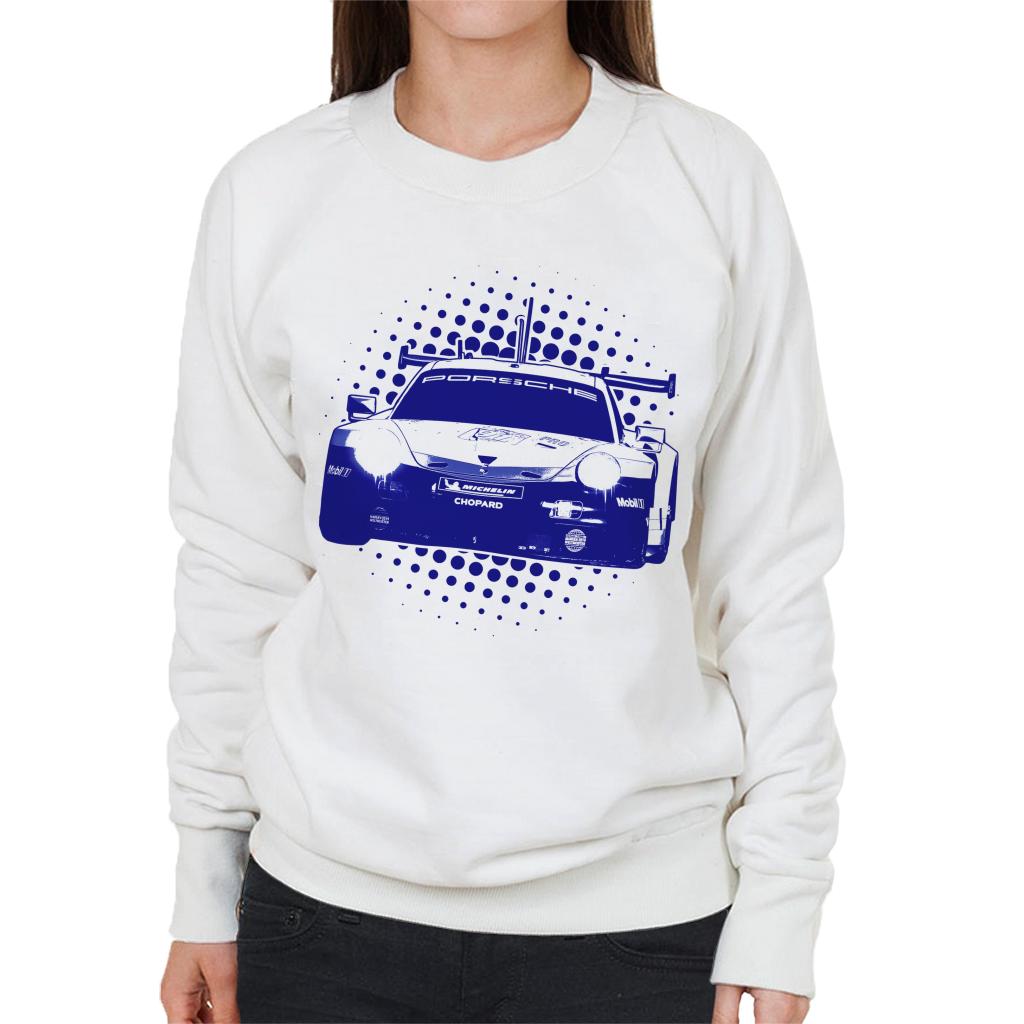 Motorsport Images Porsche 911 RSR Richard Lietz Women's Sweatshirt-ALL + EVERY