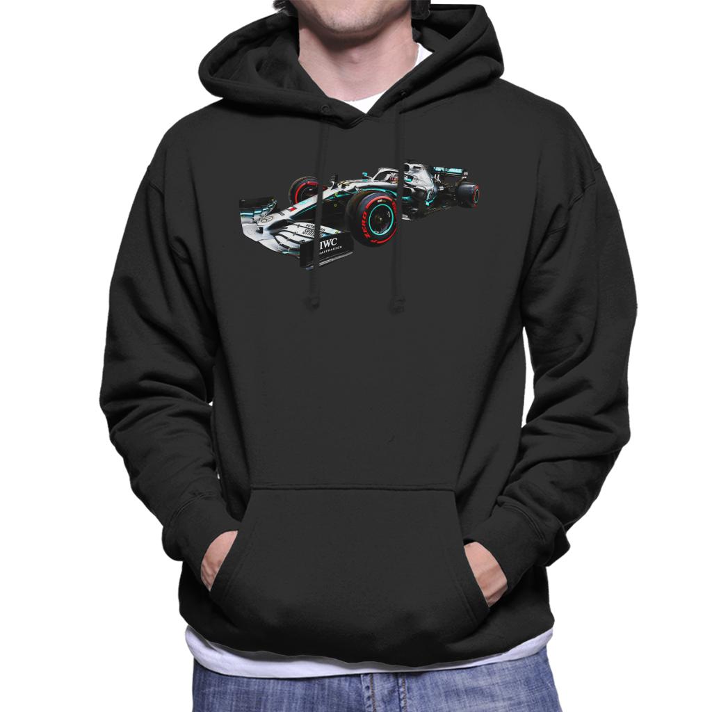 Motorsport Images Mercedes AMG F1 W10 Lewis Hamilton Men's Hooded Sweatshirt-ALL + EVERY