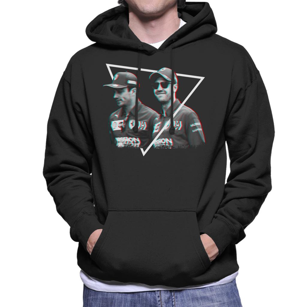 Motorsport Images Sebastian Vettel Charles Leclerc Men's Hooded Sweatshirt-ALL + EVERY