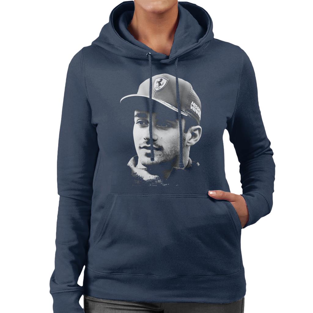 Motorsport Images Charles Leclerc Selfie With Fan Women's Hooded Sweatshirt-ALL + EVERY