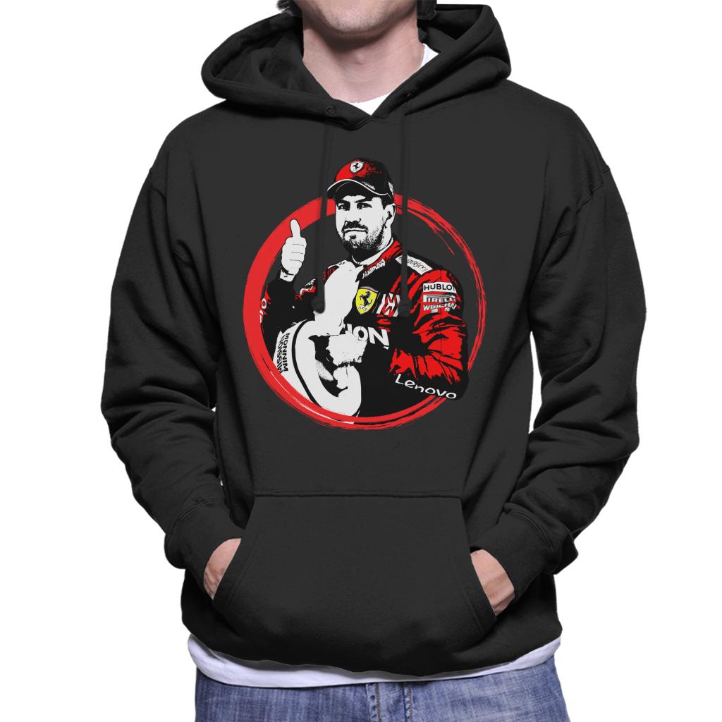 Motorsport Images Polesitter Sebastian Vettel Men's Hooded Sweatshirt-ALL + EVERY