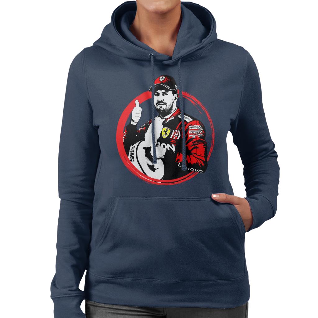 Motorsport Images Polesitter Sebastian Vettel Women's Hooded Sweatshirt-ALL + EVERY