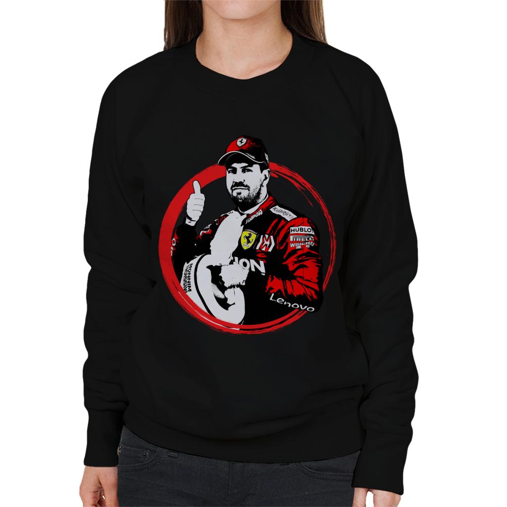 Motorsport Images Polesitter Sebastian Vettel Women's Sweatshirt-ALL + EVERY