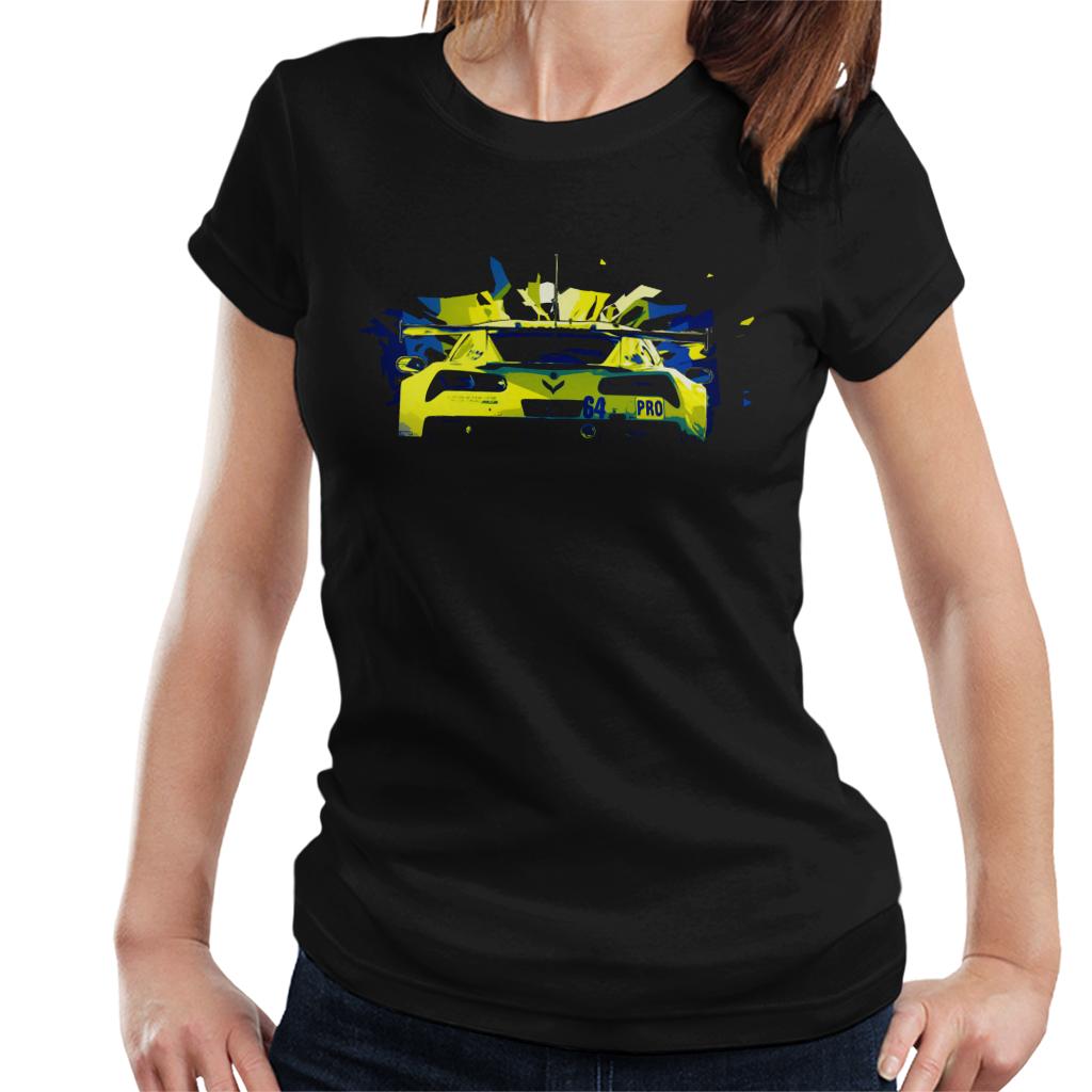 Motorsport Images Chevrolet Corvette C7 R Gavin Milner Women's T-Shirt-ALL + EVERY