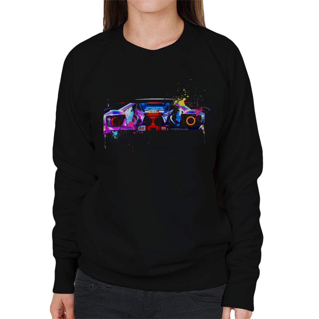 Motorsport Images Ford GT Keating Bleekemolen Fraga Women's Sweatshirt-ALL + EVERY