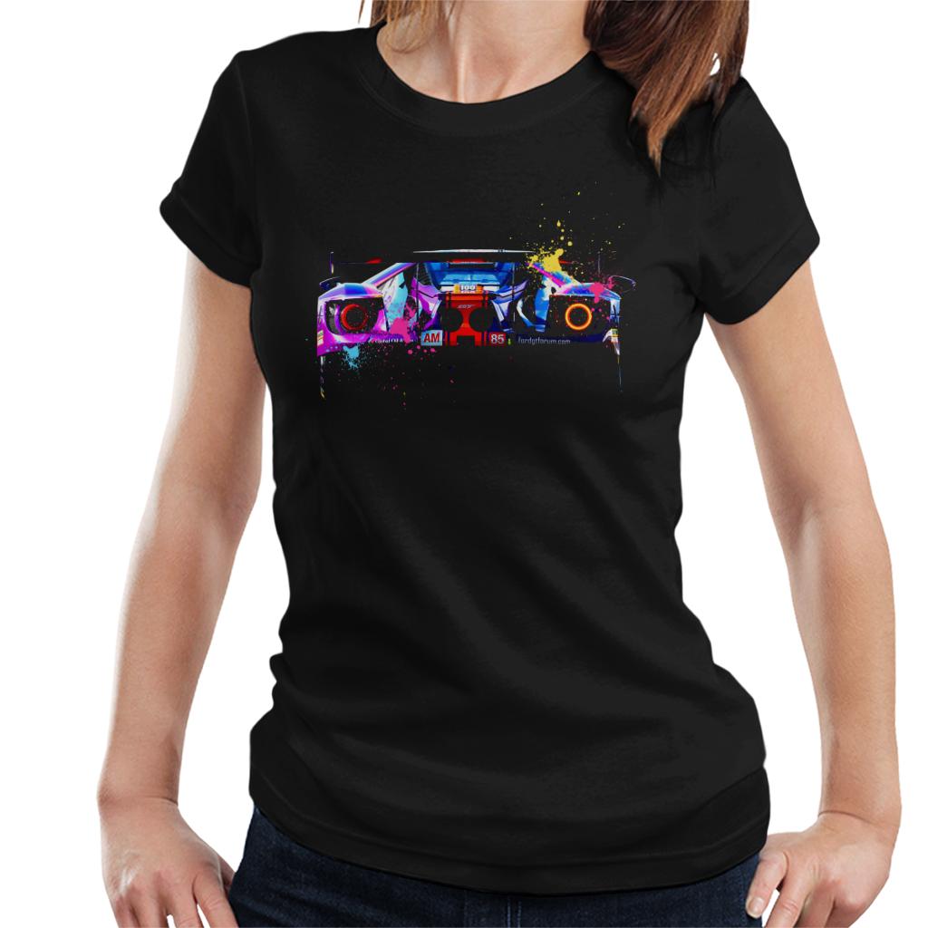 Motorsport Images Ford GT Keating Bleekemolen Fraga Women's T-Shirt-ALL + EVERY