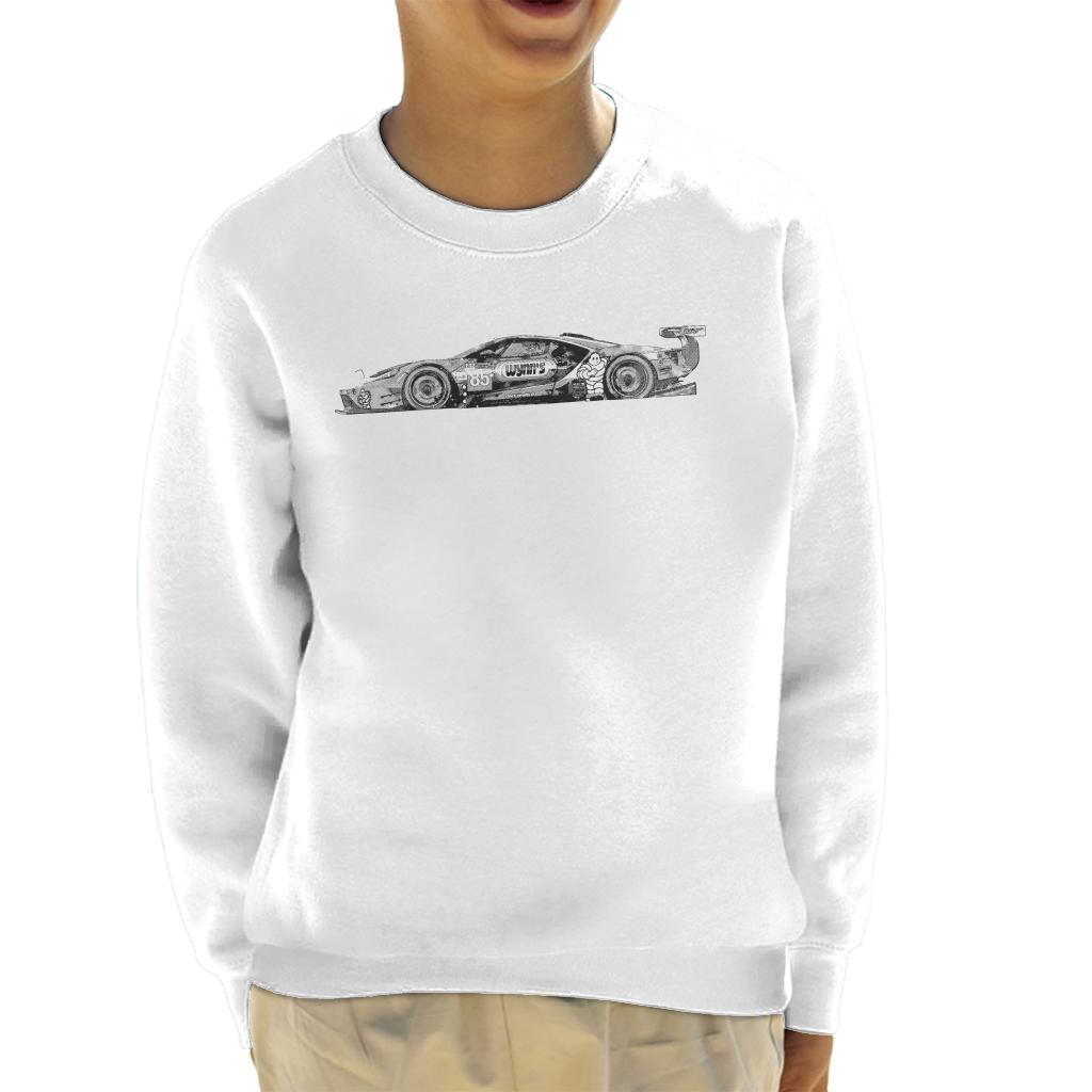 Motorsport Images Ford GT Priaulx Tincknell Kids Sweatshirt-ALL + EVERY