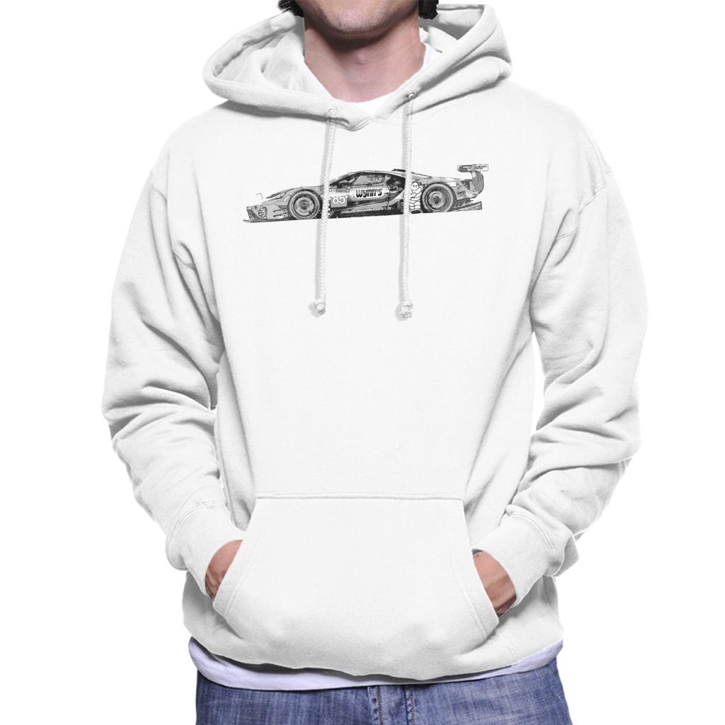 Motorsport Images Ford GT Priaulx Tincknell Men's Hooded Sweatshirt-ALL + EVERY