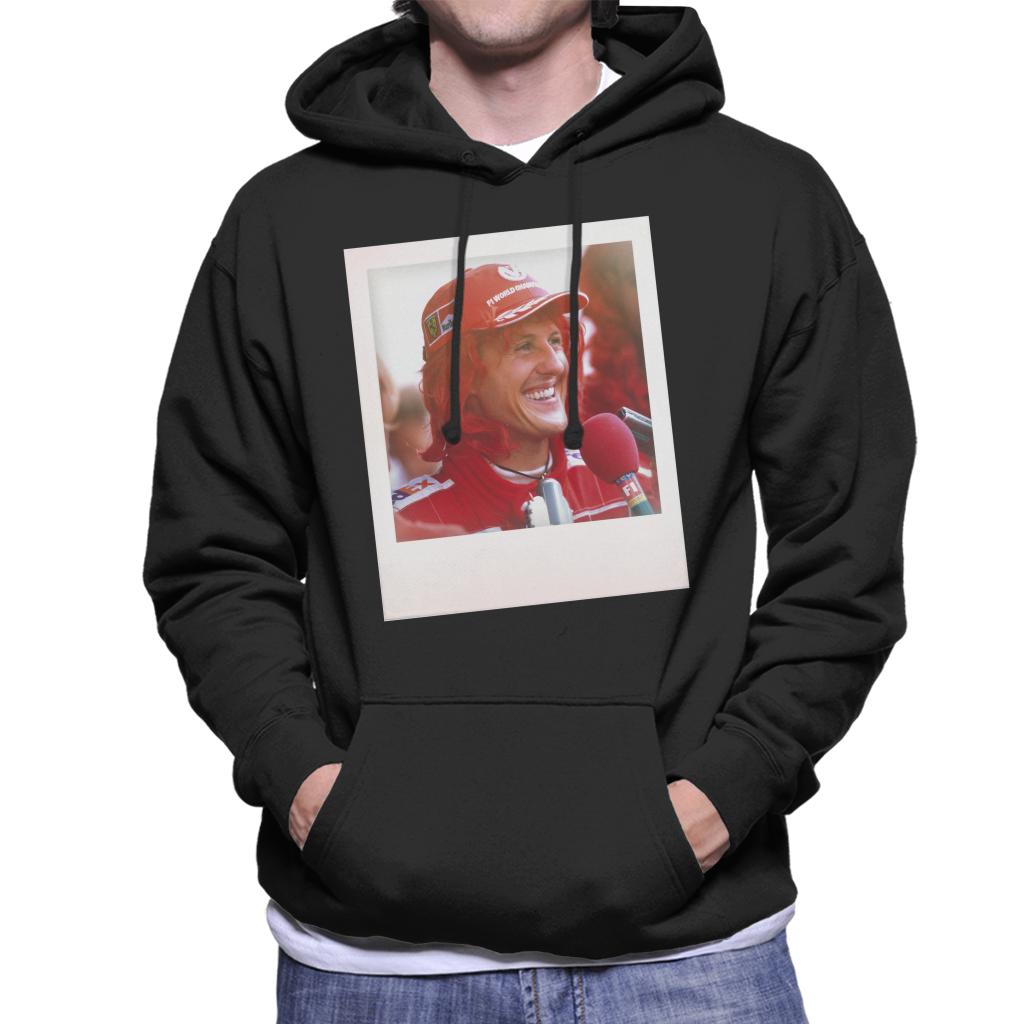 Motorsport Images Michael Schumacher Being Interviewed Men's Hooded Sweatshirt-ALL + EVERY