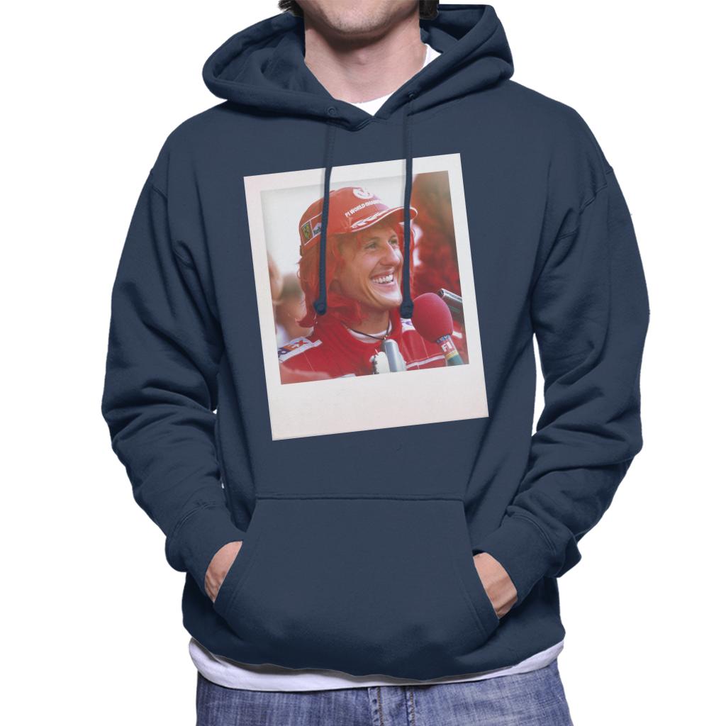 Motorsport Images Michael Schumacher Being Interviewed Men's Hooded Sweatshirt-ALL + EVERY