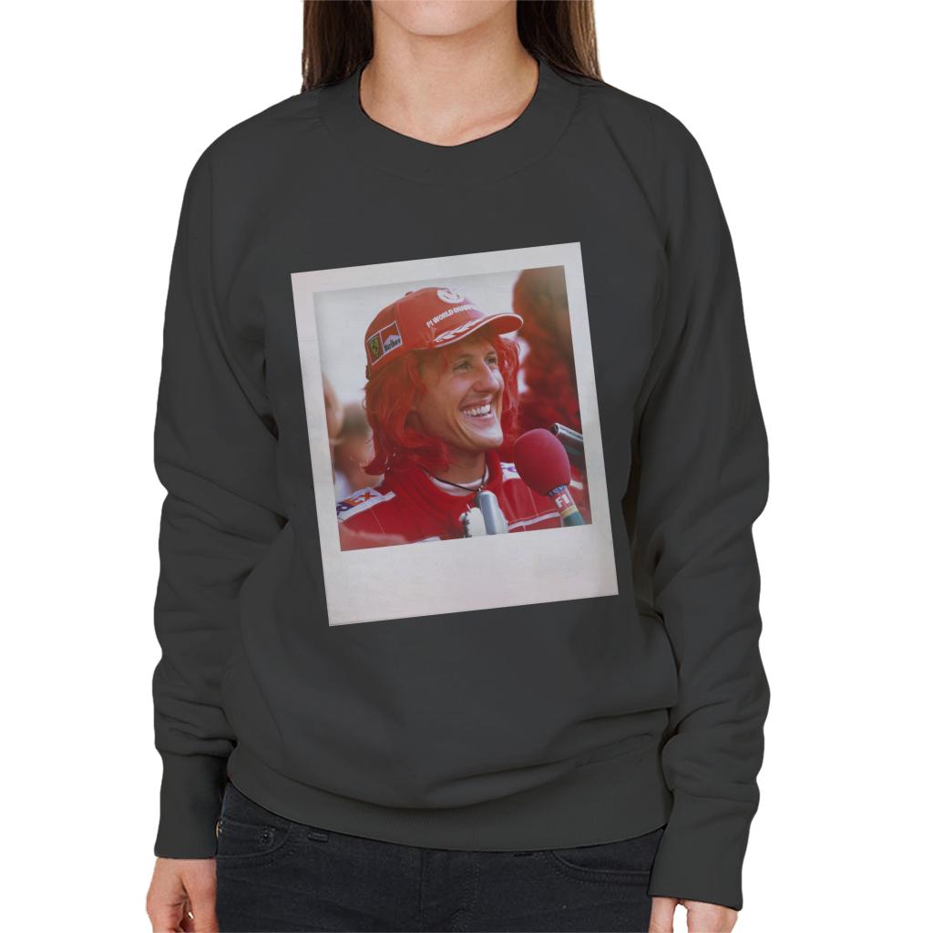 Motorsport Images Michael Schumacher Being Interviewed Women's Sweatshirt-ALL + EVERY