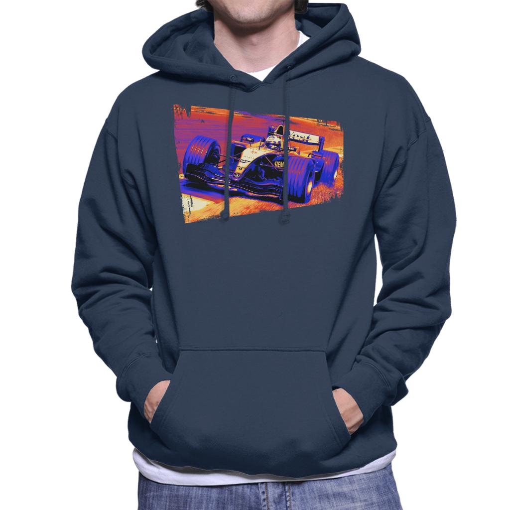 Motorsport Images Coulthard McLaren MP4 19 Final Corner Men's Hooded Sweatshirt-ALL + EVERY