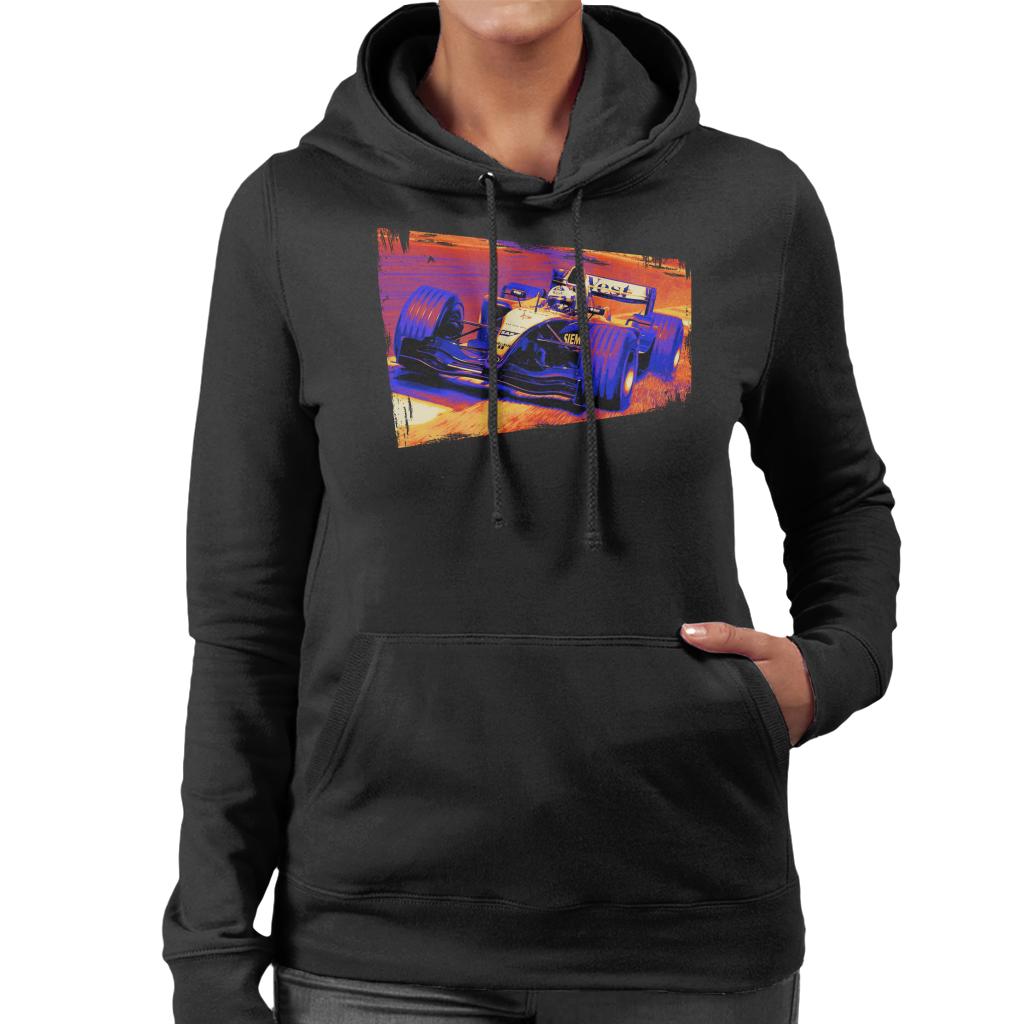 Motorsport Images Coulthard McLaren MP4 19 Final Corner Women's Hooded Sweatshirt-ALL + EVERY