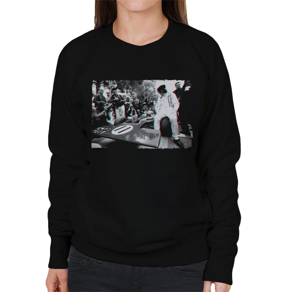 Motorsport Images Jackie Stewart Tyrrell 003 Pre Race Women's Sweatshirt-ALL + EVERY