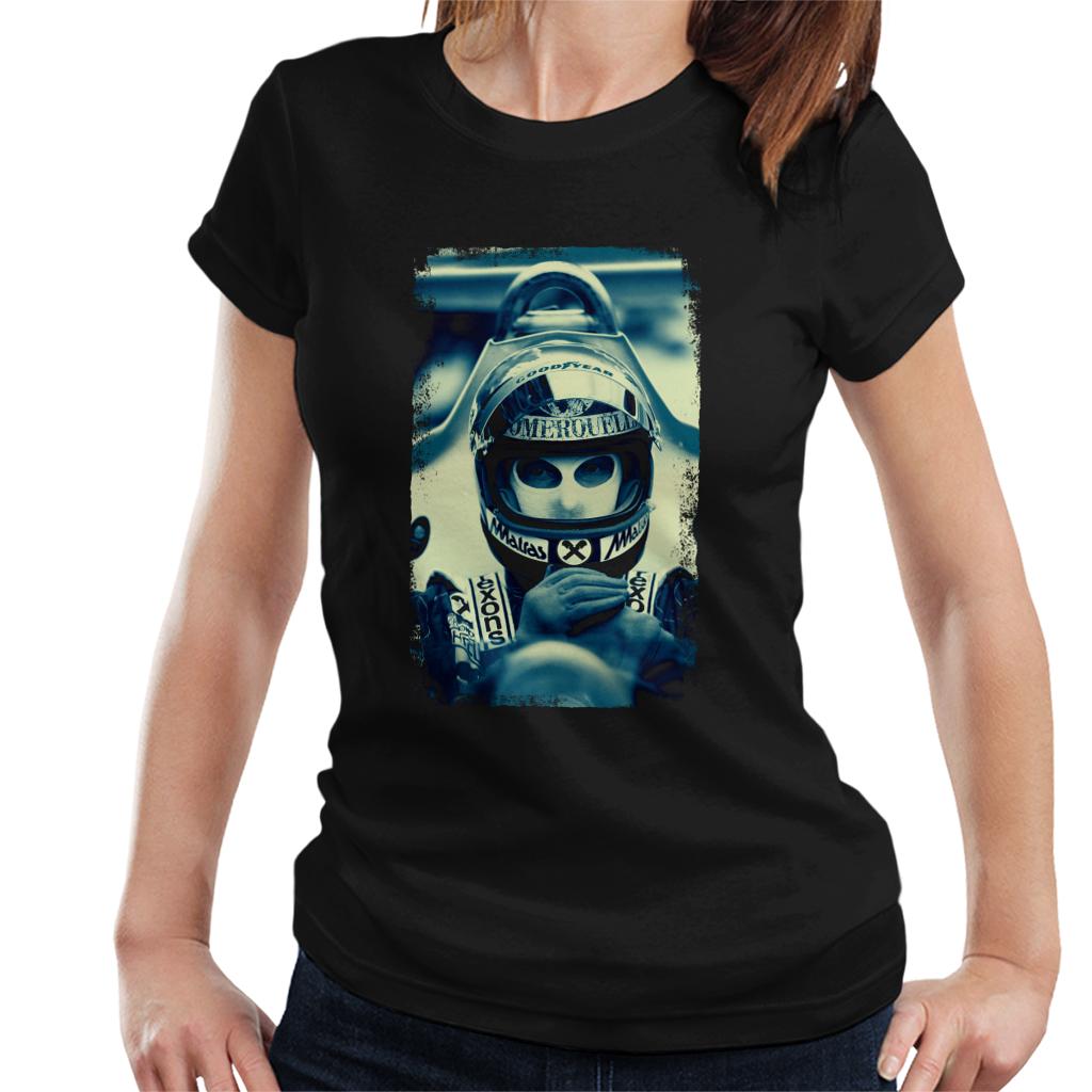 Motorsport Images Niki Lauda Racing Portrait Women's T-Shirt-ALL + EVERY