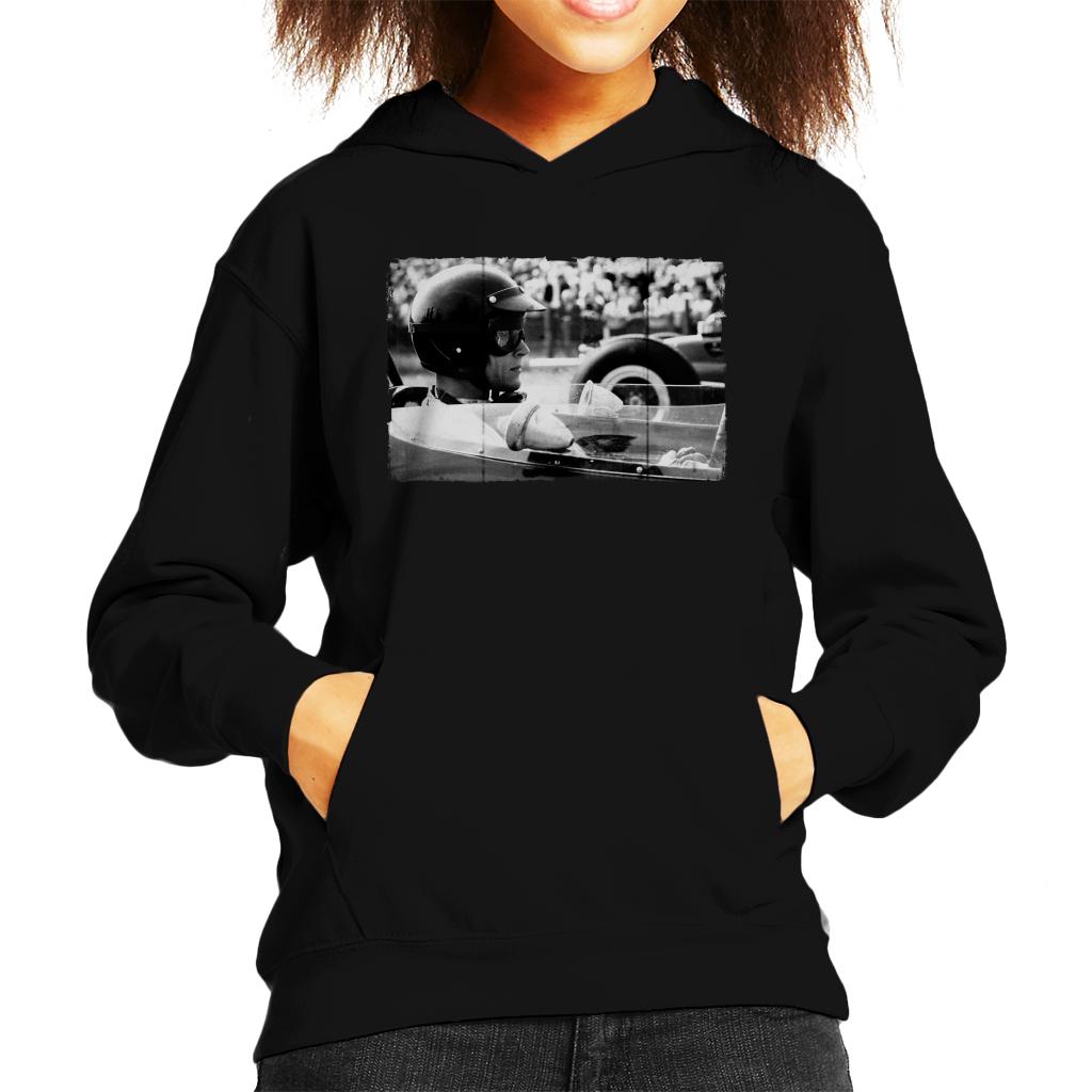 Motorsport Images Gurney BT7 Climax Prepares For Start Kids Hooded Sweatshirt-ALL + EVERY