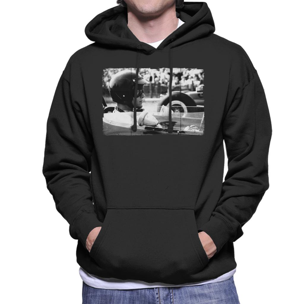 Motorsport Images Gurney BT7 Climax Prepares For Start Men's Hooded Sweatshirt-ALL + EVERY