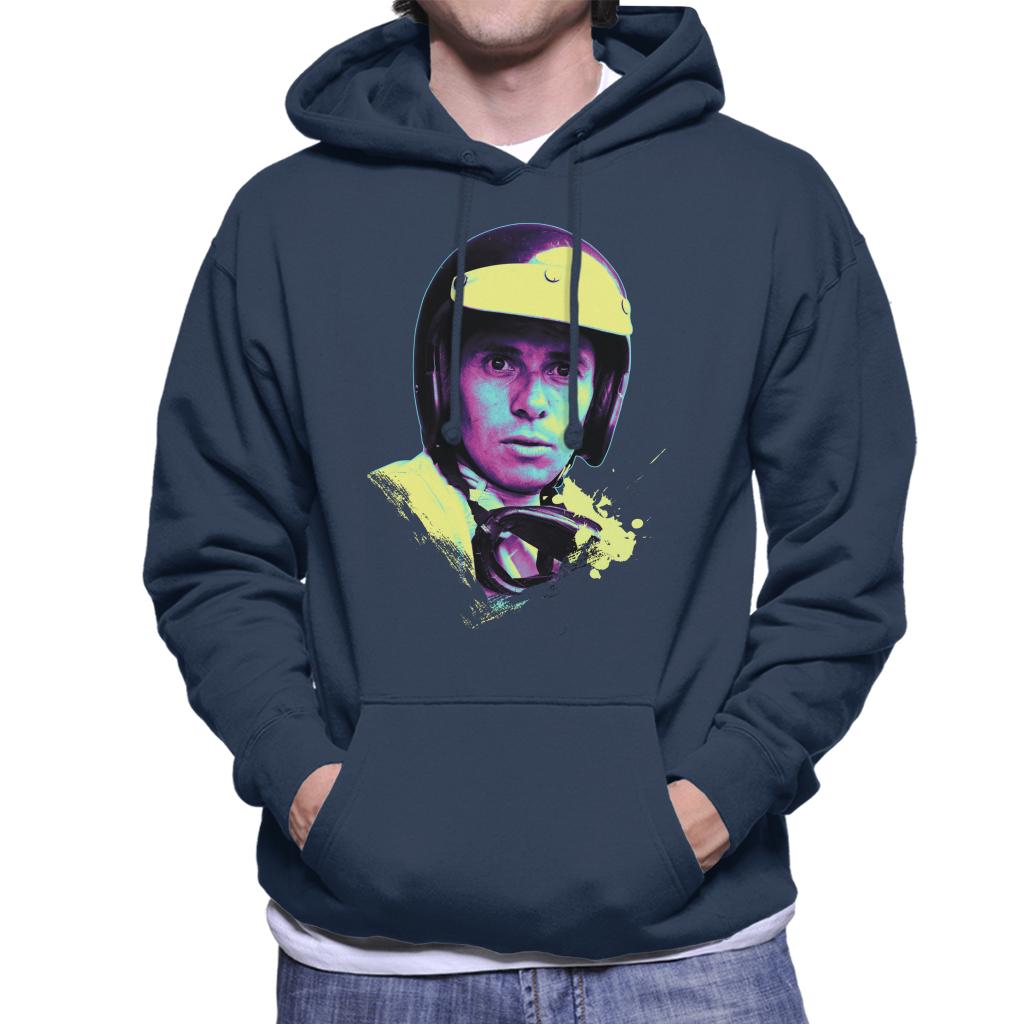 Motorsport Images Jim Clark Portrait Men's Hooded Sweatshirt-ALL + EVERY