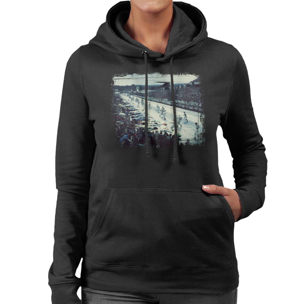 Motorsport Images Le Mans Running Start Women's Hooded Sweatshirt-ALL + EVERY