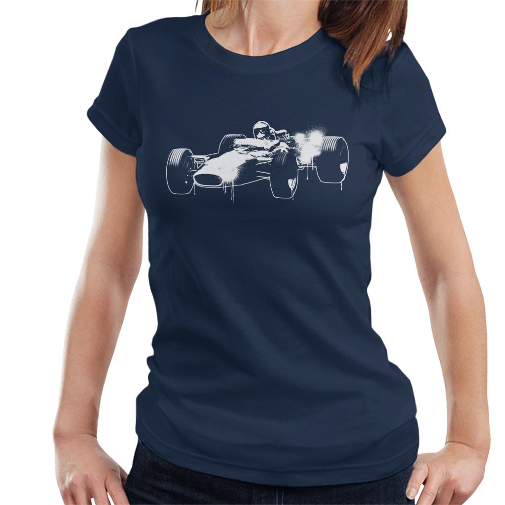 Motorsport Images Lotus 49 Jim Clark Women's T-Shirt-ALL + EVERY