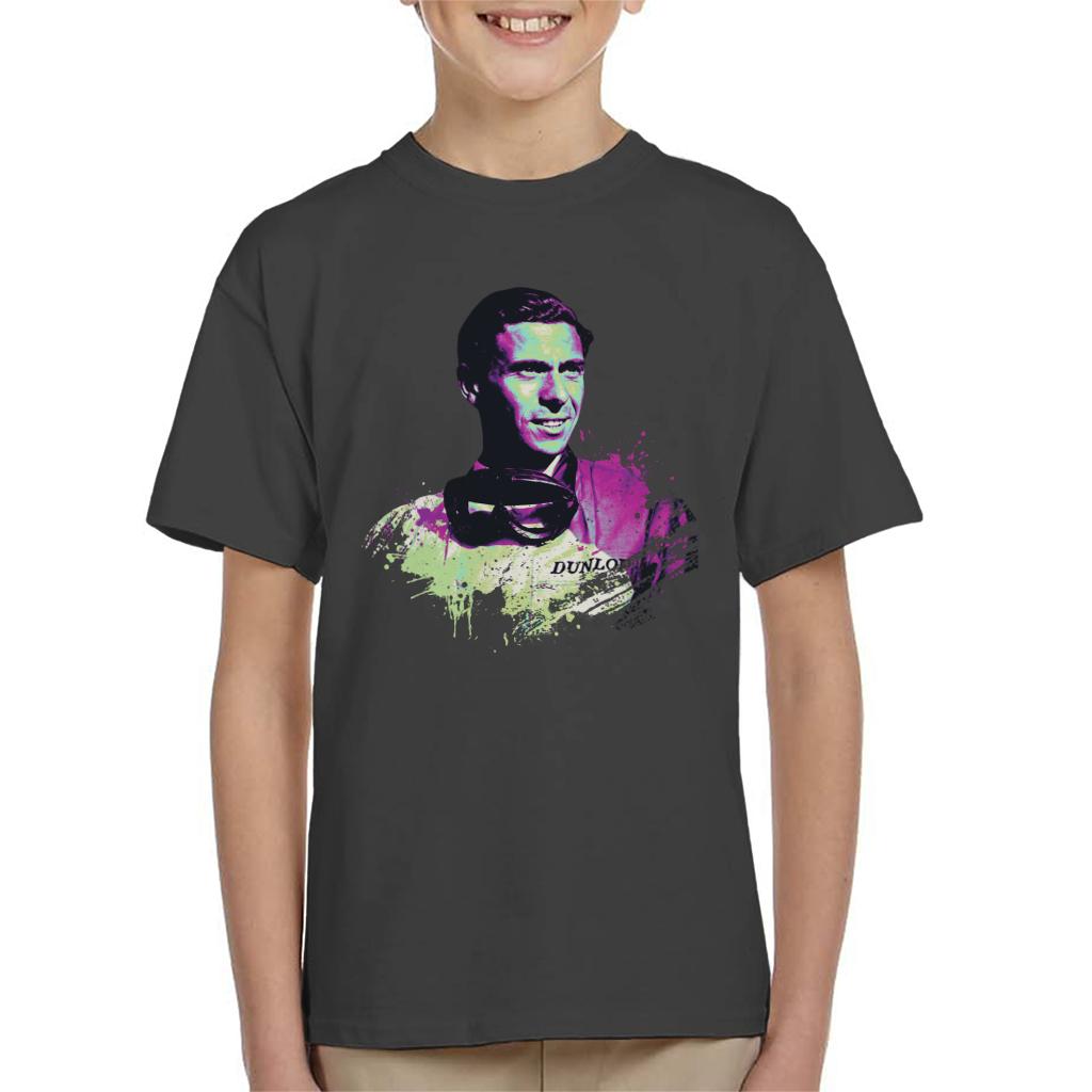 Motorsport Images Portrait Of Jim Clark Kids T-Shirt-ALL + EVERY