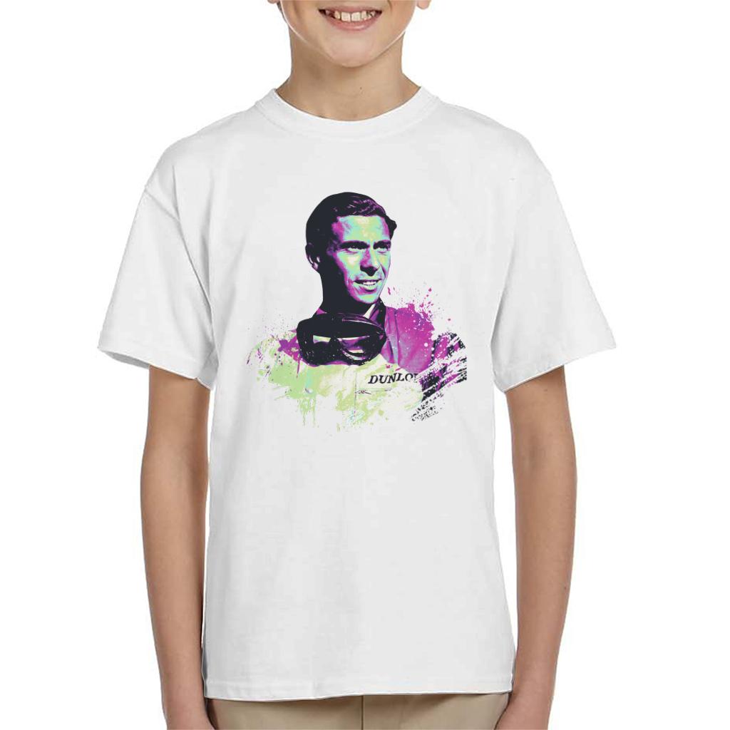 Motorsport Images Portrait Of Jim Clark Kids T-Shirt-ALL + EVERY