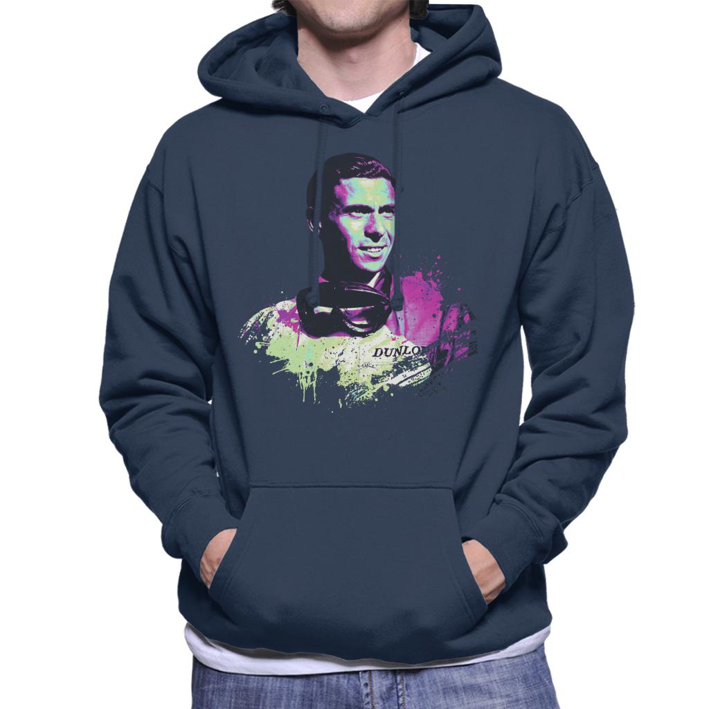 Motorsport Images Portrait Of Jim Clark Men's Hooded Sweatshirt-ALL + EVERY