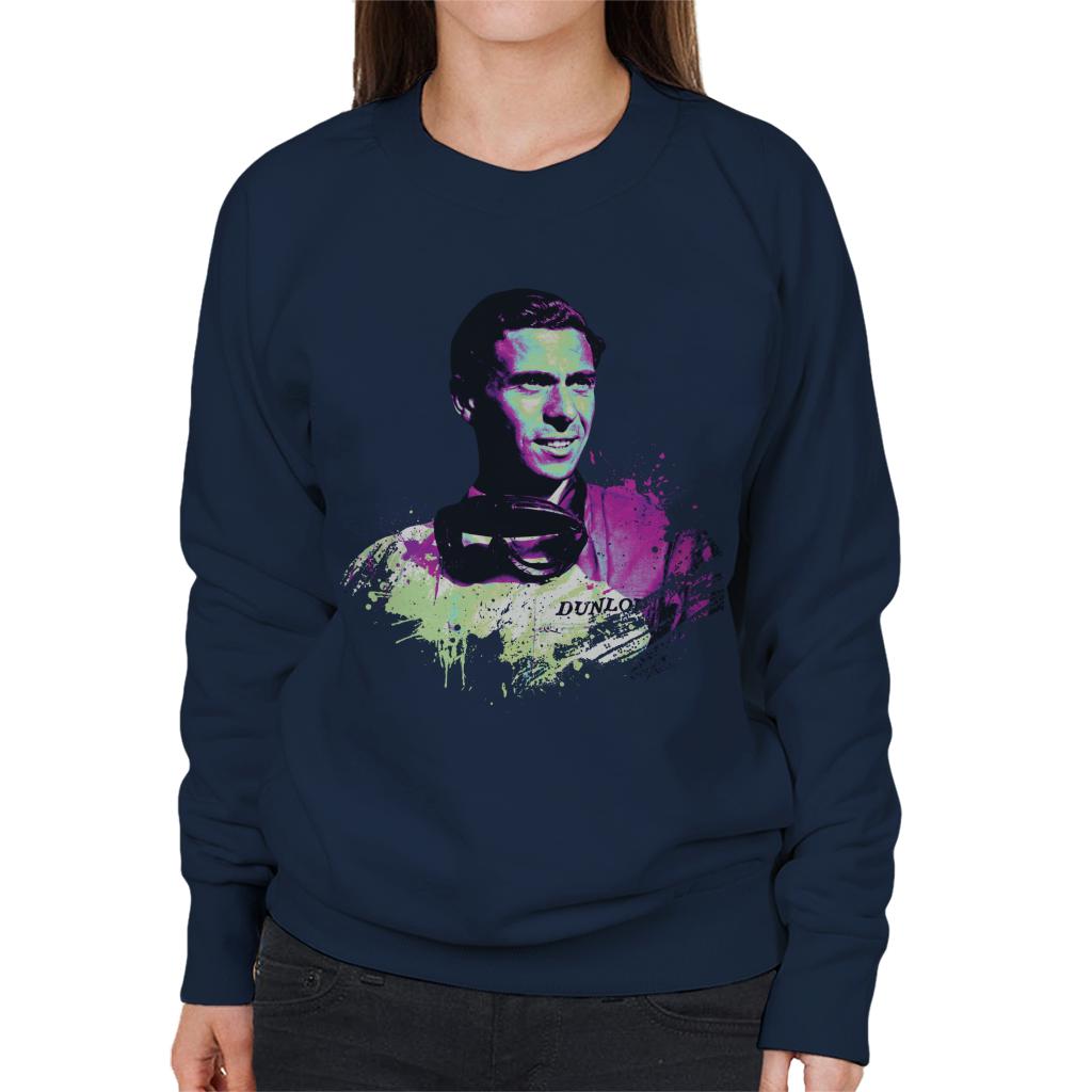 Motorsport Images Portrait Of Jim Clark Women's Sweatshirt-ALL + EVERY