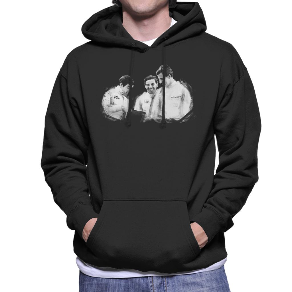 Motorsport Images Jim Clark Et Al Monaco Men's Hooded Sweatshirt-ALL + EVERY