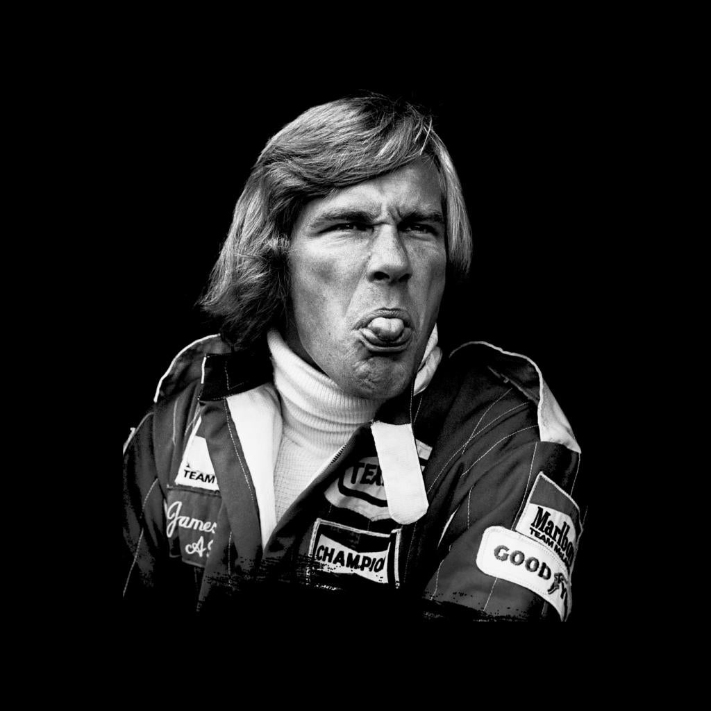 Motorsport Images James Hunt Pulling Funny Face Kids T-Shirt-ALL + EVERY