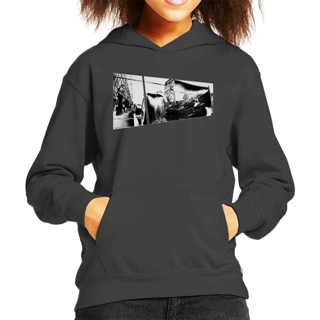 Motorsport Images Water Sprays From Rear Tyres F2003 GA Kids Hooded Sweatshirt-ALL + EVERY