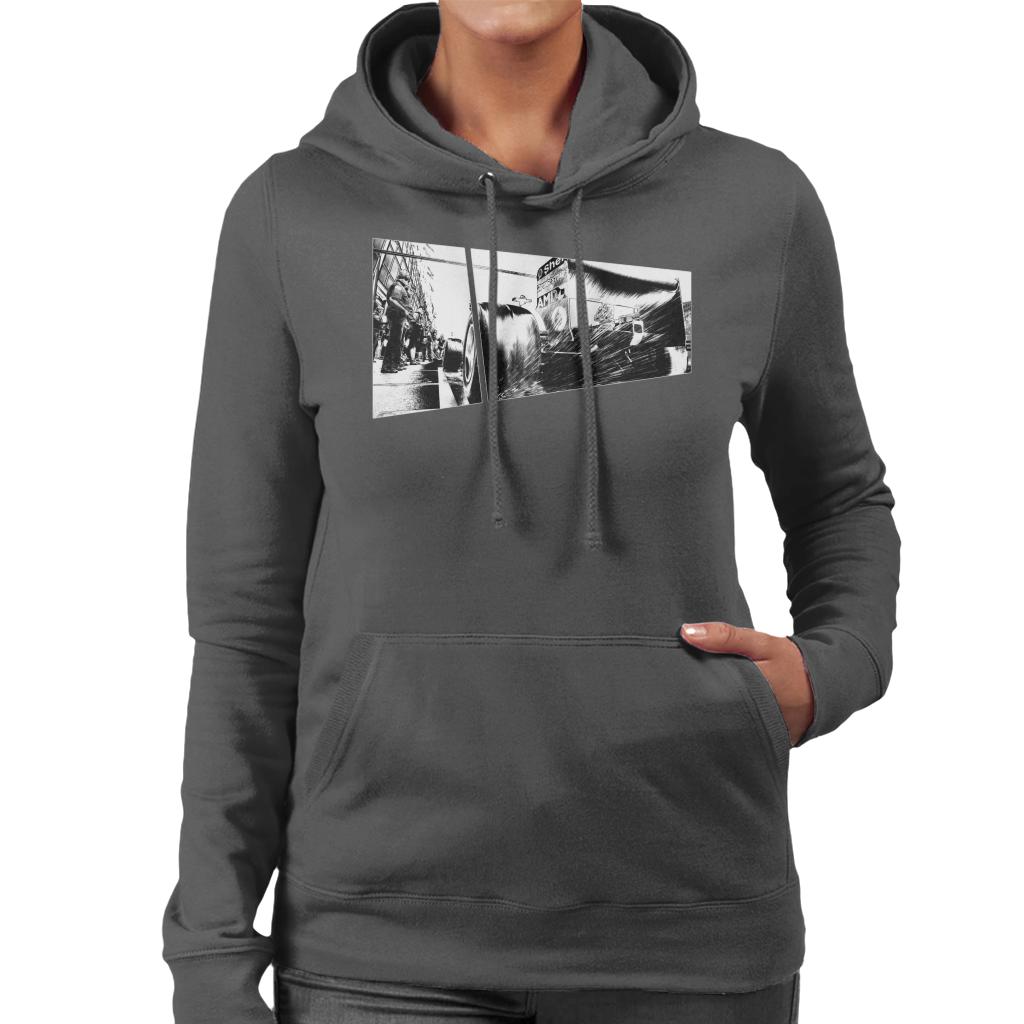 Motorsport Images Water Sprays From Rear Tyres F2003 GA Women's Hooded Sweatshirt-ALL + EVERY