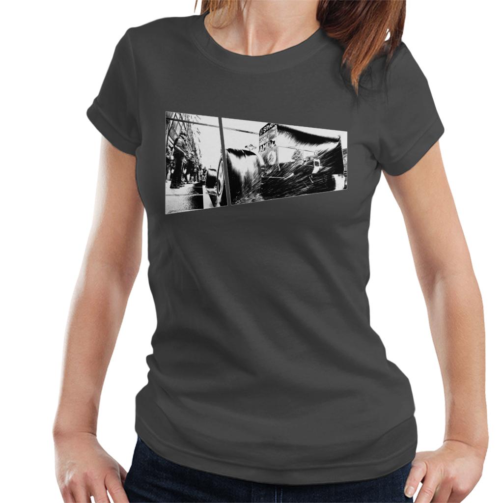 Motorsport Images Water Sprays From Rear Tyres F2003 GA Women's T-Shirt-ALL + EVERY