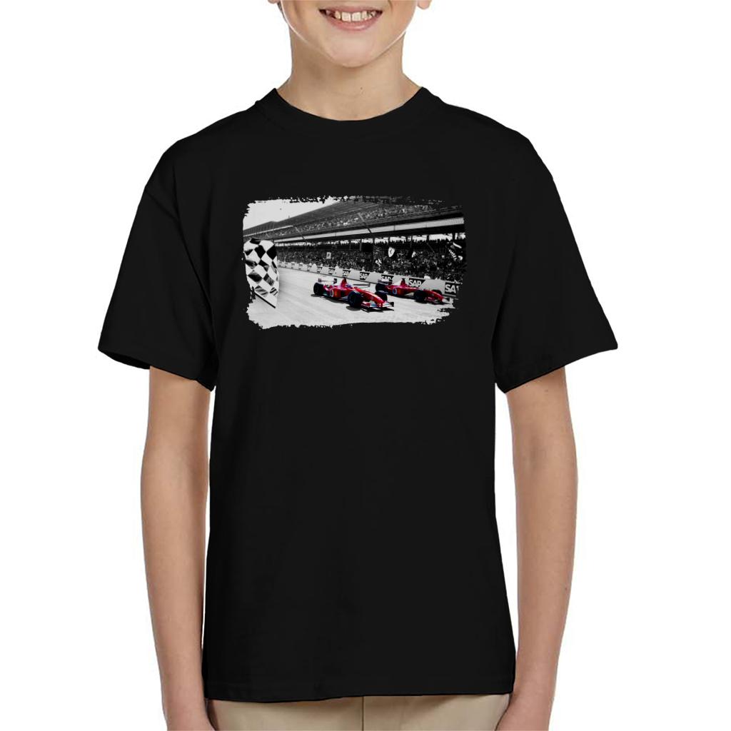 Motorsport Images Rubens Barrichello F2002 Kids T-Shirt-ALL + EVERY