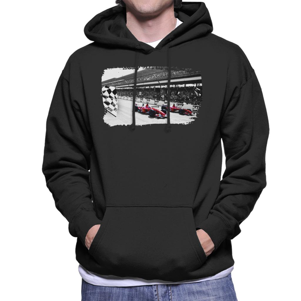 Motorsport Images Rubens Barrichello F2002 Men's Hooded Sweatshirt-ALL + EVERY