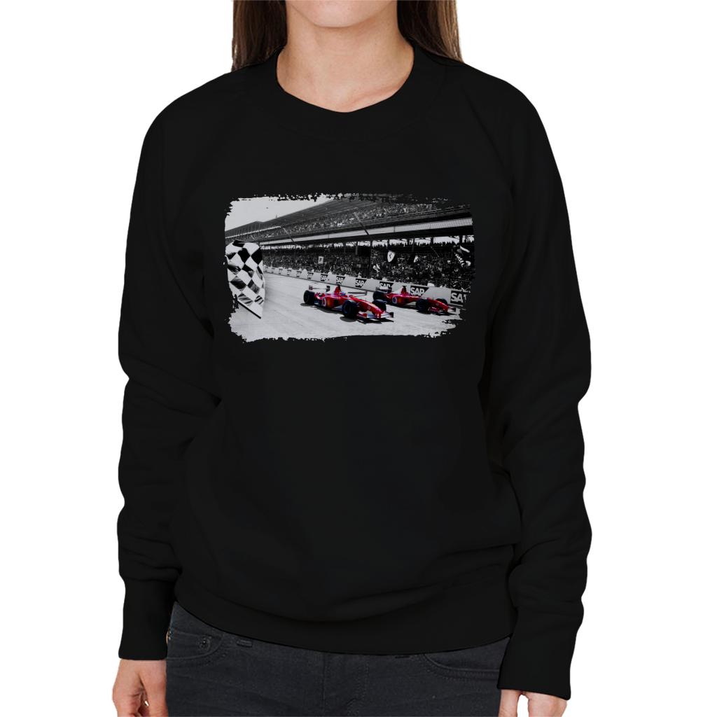 Motorsport Images Rubens Barrichello F2002 Women's Sweatshirt-ALL + EVERY