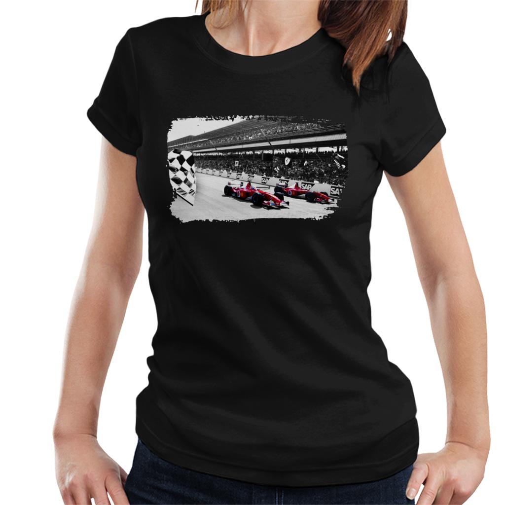 Motorsport Images Rubens Barrichello F2002 Women's T-Shirt-ALL + EVERY