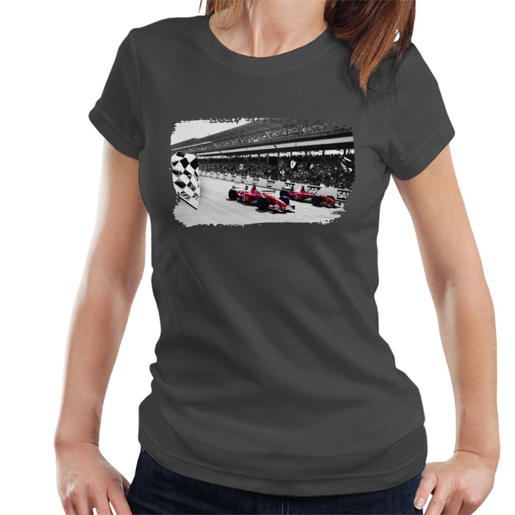 Motorsport Images Rubens Barrichello F2002 Women's T-Shirt-ALL + EVERY