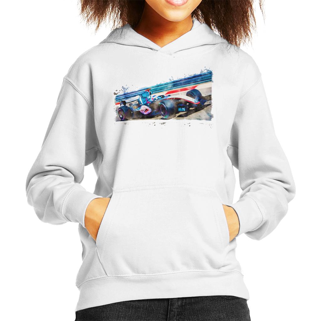 Motorsport Images Kimi Raikkonen McLaren Merc MP420 Kids Hooded Sweatshirt-ALL + EVERY