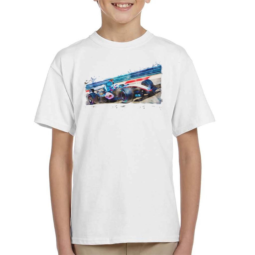 Motorsport Images Kimi Raikkonen McLaren Merc MP420 Kids T-Shirt-ALL + EVERY