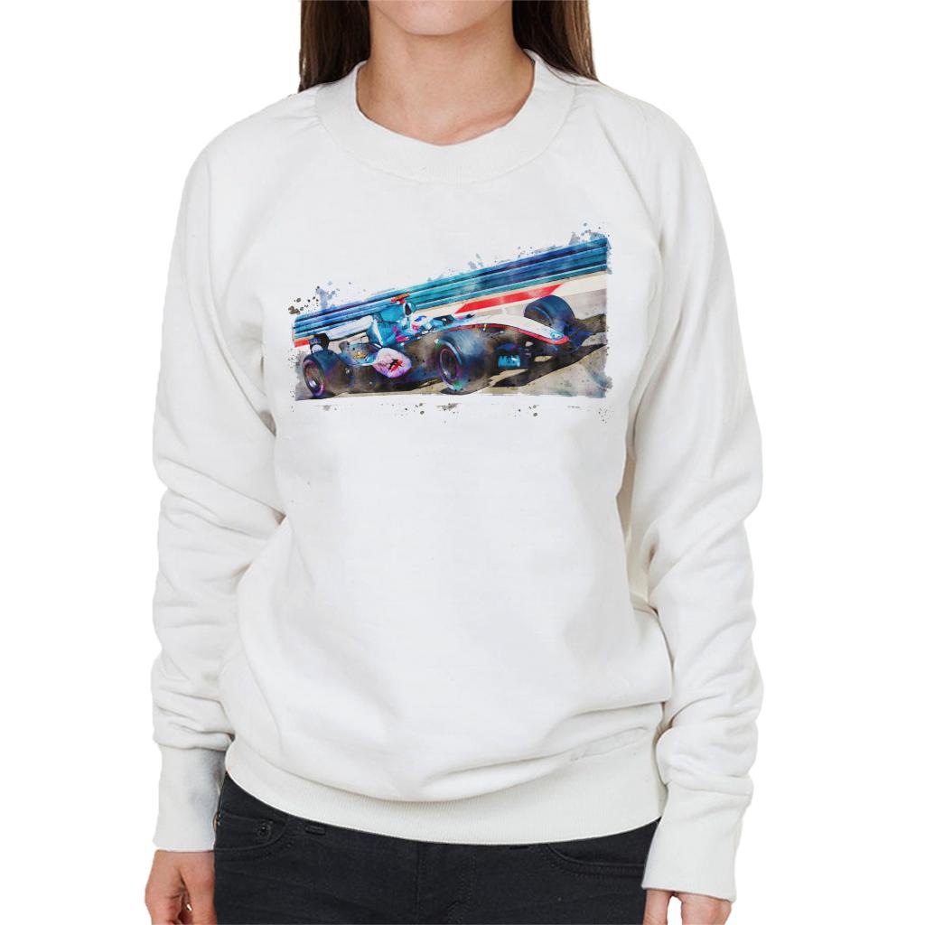 Motorsport Images Kimi Raikkonen McLaren Merc MP420 Women's Sweatshirt-ALL + EVERY