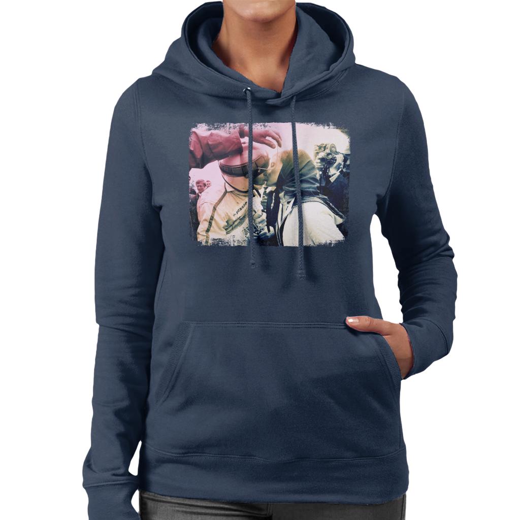 Motorsport Images Jackie & Helen Stewart Dutch GP 1968 Women's Hooded Sweatshirt-ALL + EVERY