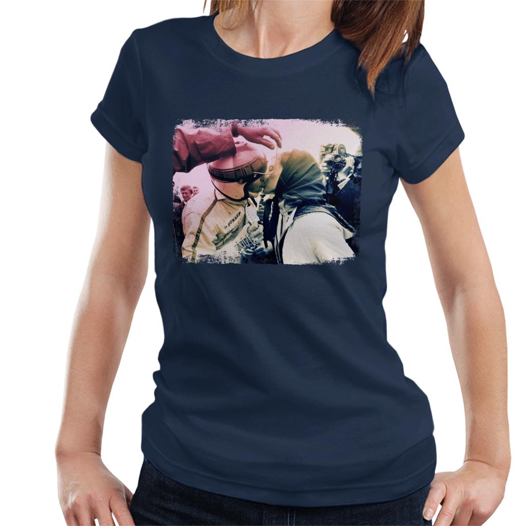 Motorsport Images Jackie & Helen Stewart Dutch GP 1968 Women's T-Shirt-ALL + EVERY