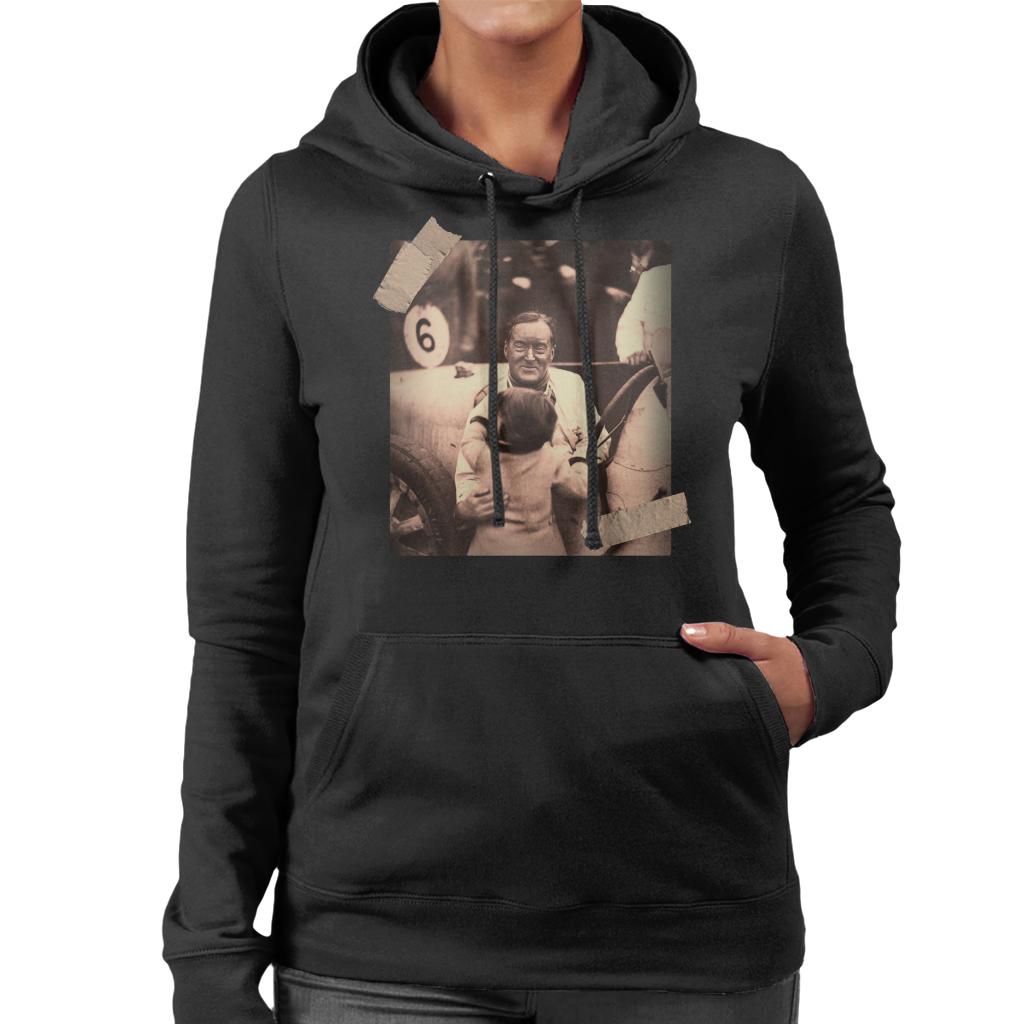 Motorsport Images Malcolm Campbell 1927 Grand Prix Women's Hooded Sweatshirt-ALL + EVERY