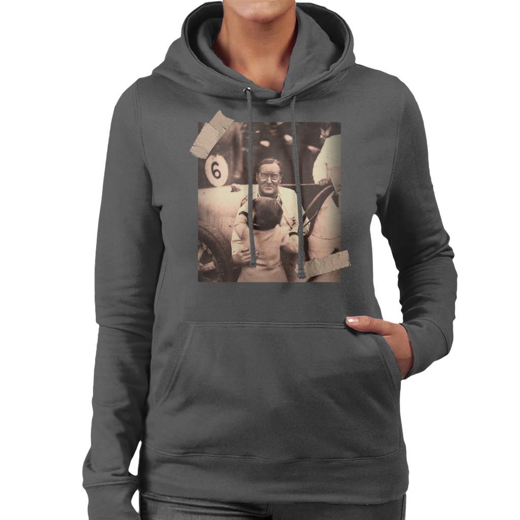 Motorsport Images Malcolm Campbell 1927 Grand Prix Women's Hooded Sweatshirt-ALL + EVERY