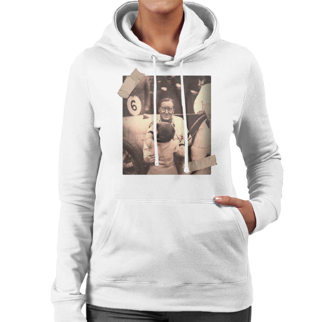 Motorsport Images Malcolm Campbell 1927 Grand Prix Women's Hooded Sweatshirt-ALL + EVERY