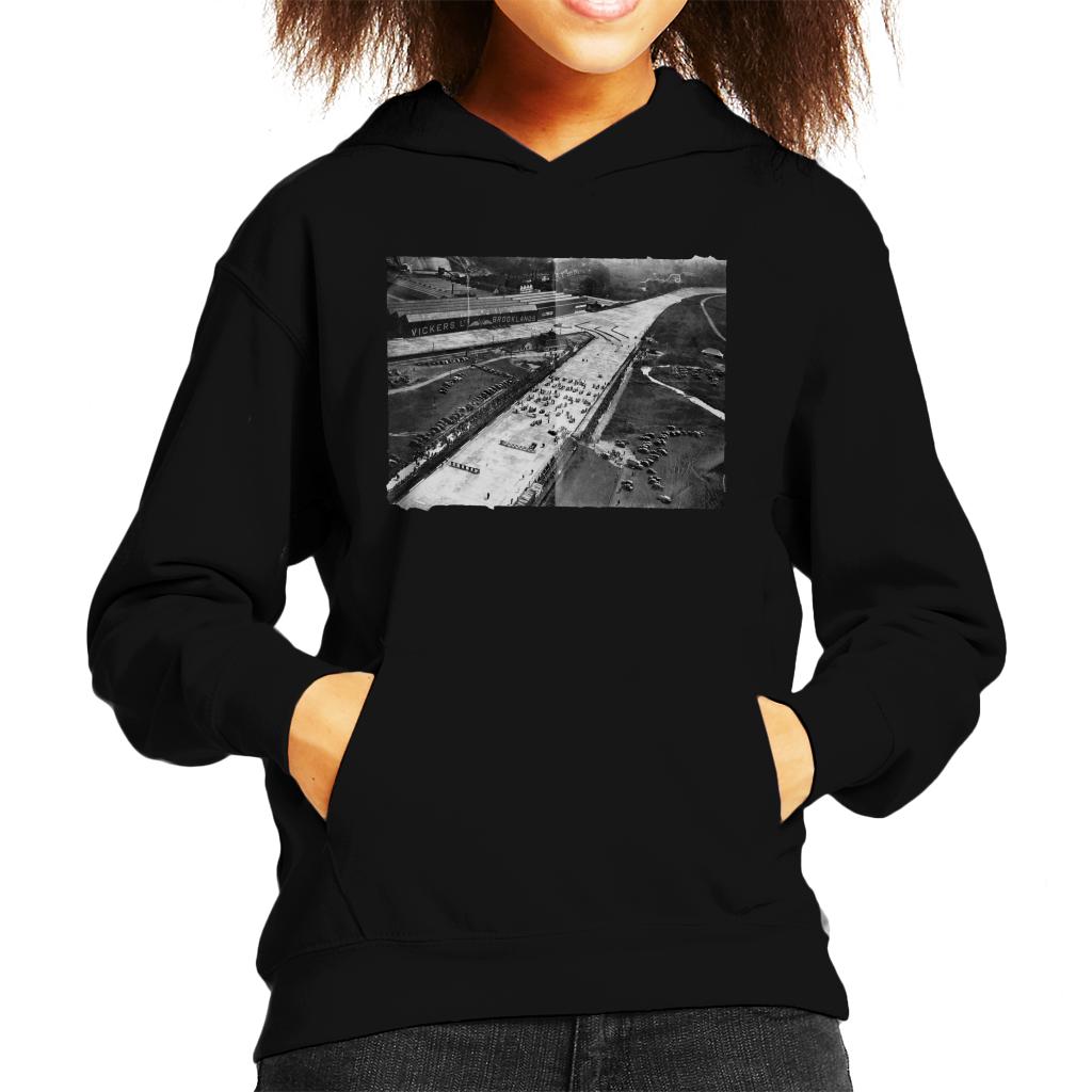 Motorsport Images Brooklands Aerial View 1936 Kids Hooded Sweatshirt-ALL + EVERY